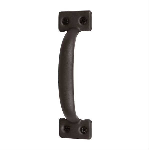 6-1/2 in. Bronze Barn Door Hardware Square Pull Handle, Delaney Hardware, Mfr#: BD0129